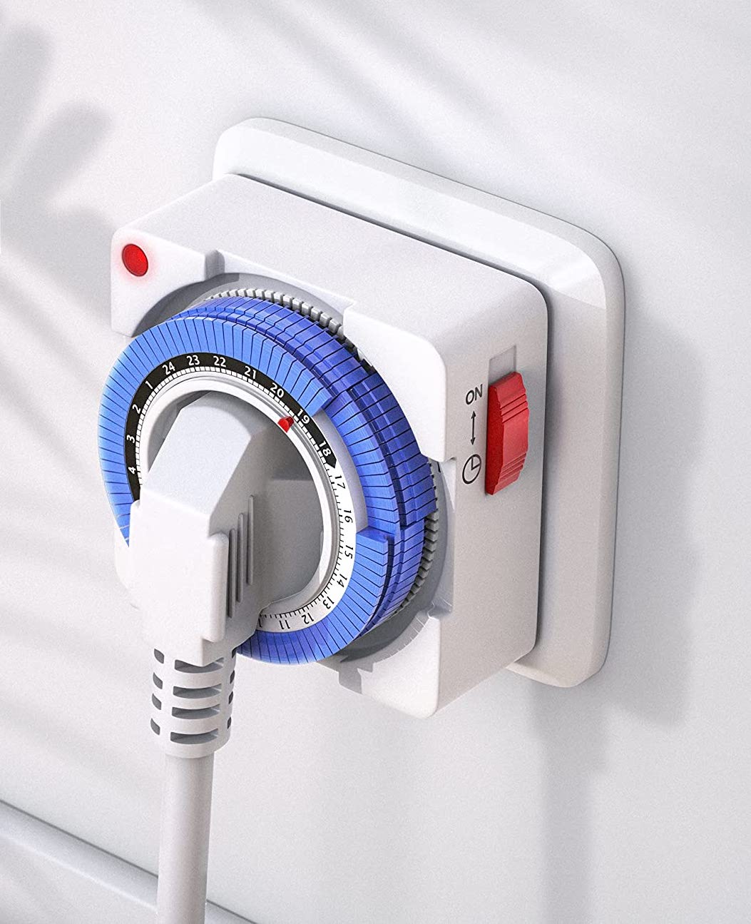 Interrupteur compact mécanique programmable anti-electrosmog