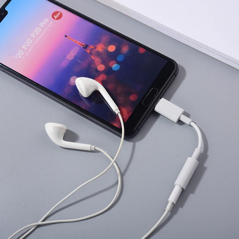Adaptateur écouteurs Jack 3.5 mm vers USB-C