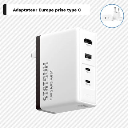 Chargeur Multifonction Internet filaire 1 Gbps