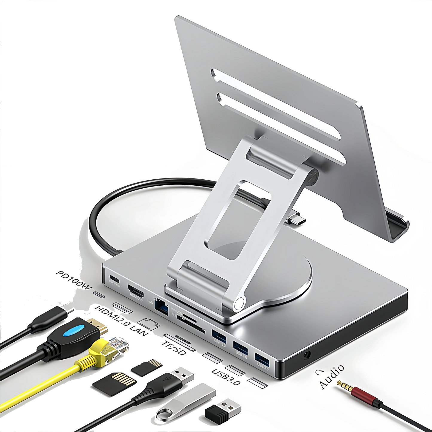 Station multi-fonction Internet filaire USB-C