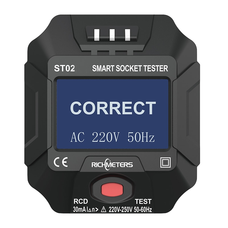Acheter HABOTEST – testeur de prise électrique RCD avancé, Circuit de test  automatique de fil de terre sous tension neutre