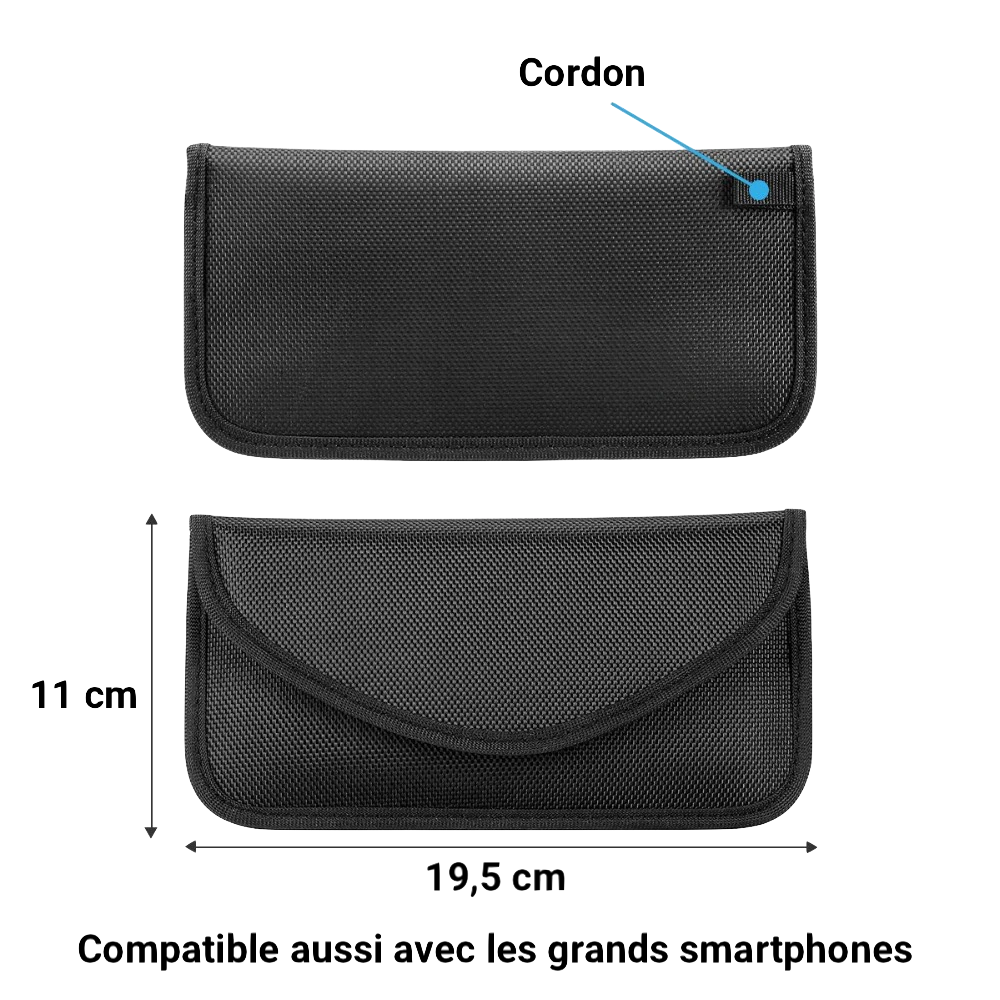 Pochette anti-ondes Faraday